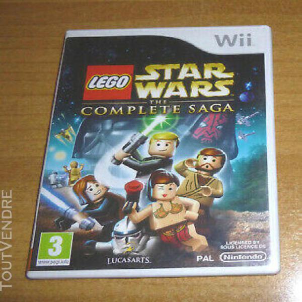 jeu nintendo wii - lego star wars la saga complete (complet)