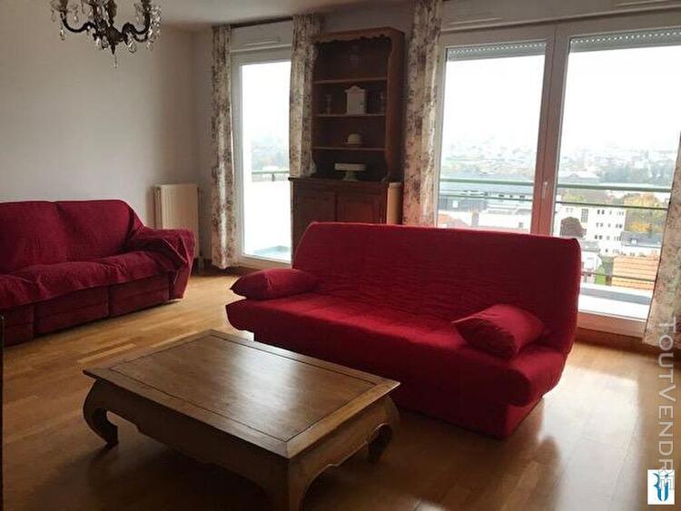 Location f3 meuble 73m² rouen rive droite