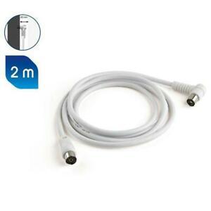 Meliconi cable antenne - 75 ohm - adapteur male - male