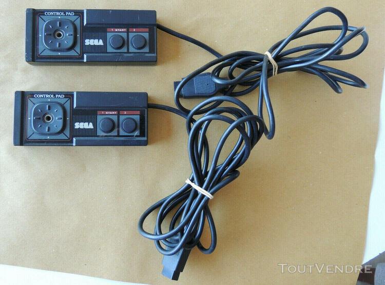 Lot 2 manettes sega master system 1er generation 1st early c