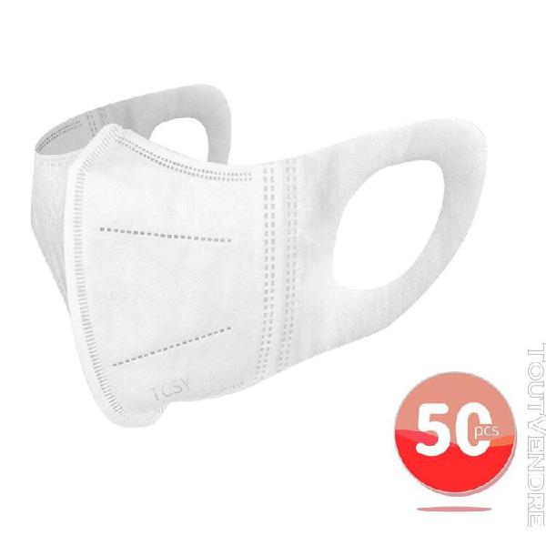 50 pcs/bo?te ffp2 masque facial de s¿¿curit¿¿ 4 couches