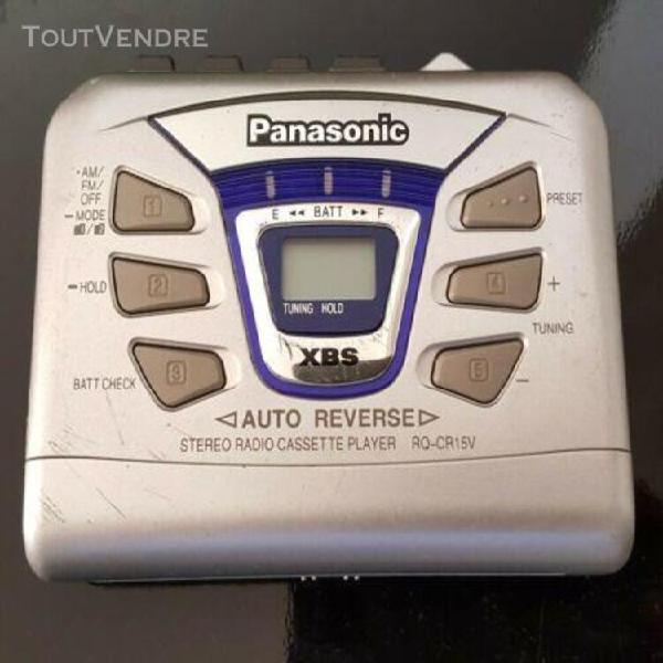 lecteur cassette audio walkman panasonic rq-cr15v radio fm