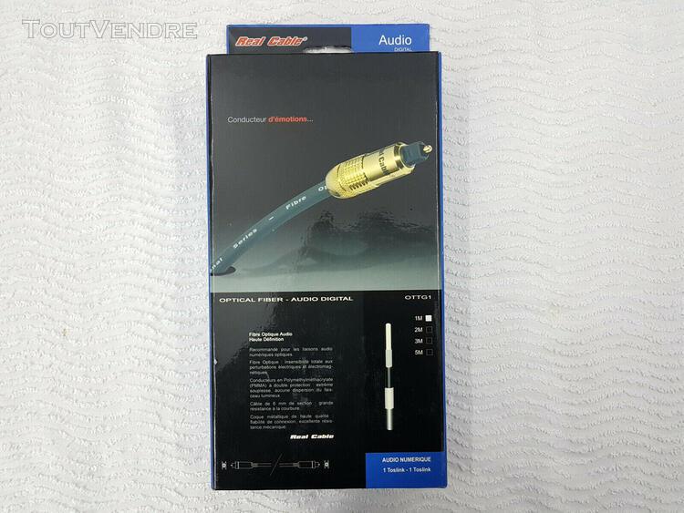 real cable ottg1 optical fiber - audio digital 1m