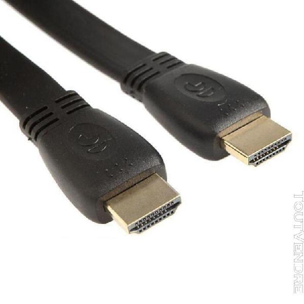 continental edison cable hdmi 2.0 5m slim 4k - ultra hd 2160