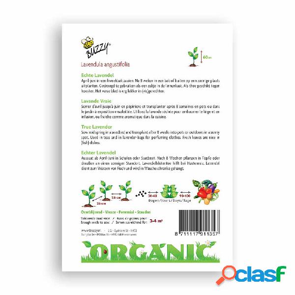 Buzzy® Organic Lavande Vraie BIO 1