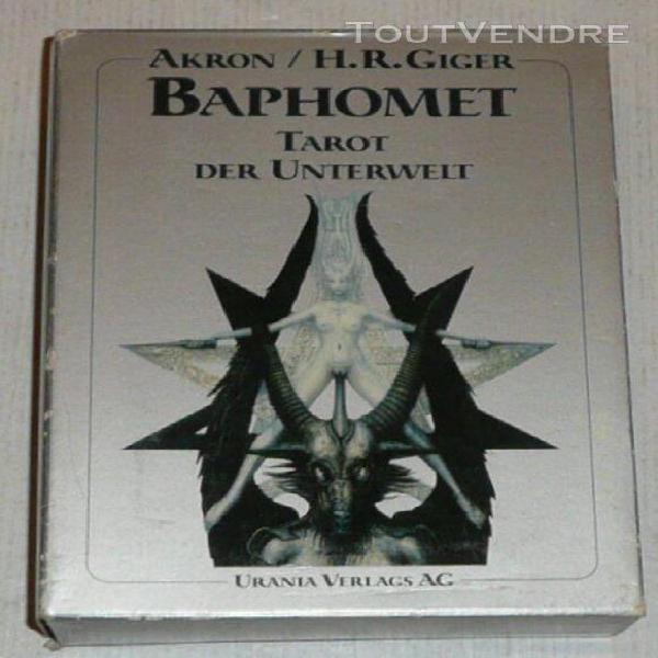 baphomet tarot der unterwelt - coffret livre et cartes