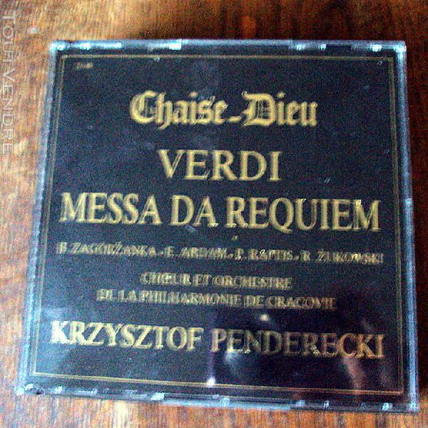 Double cd messa da requiem 1874 g. verdi