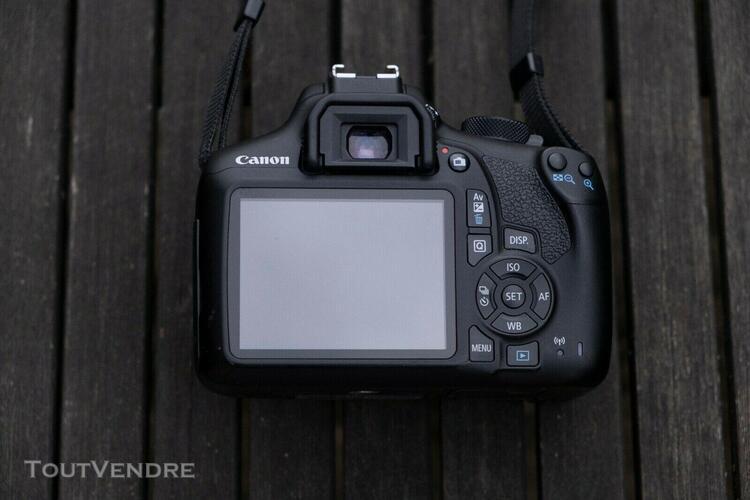 Canon 1300d kit + 3 objectifs + 1 sacoche photo