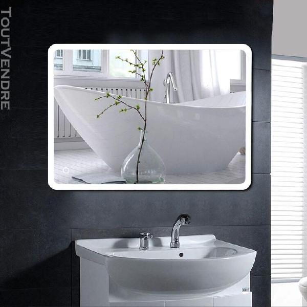 600*800mm miroir salle de bain avec Éclairage miroir lcd