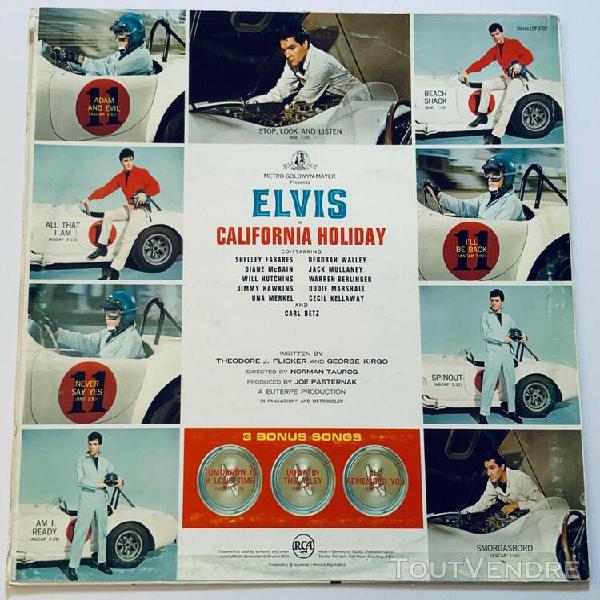 Elvis presley- mint minus vinyl on this original german cali