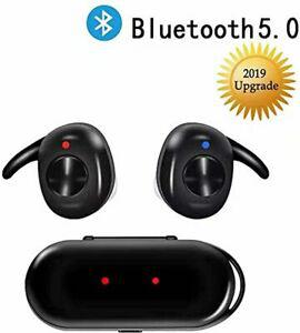 Casque sans fil, écouteurs bluetooth 5.0 sans fil avec mic,