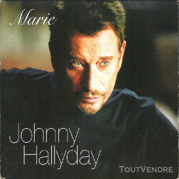 Cd digipack &quot;johnny hallyday&quot; marie