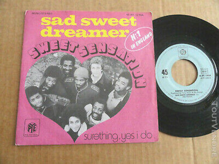 disque 45t de sweet sensation " sad sweet dreamer "