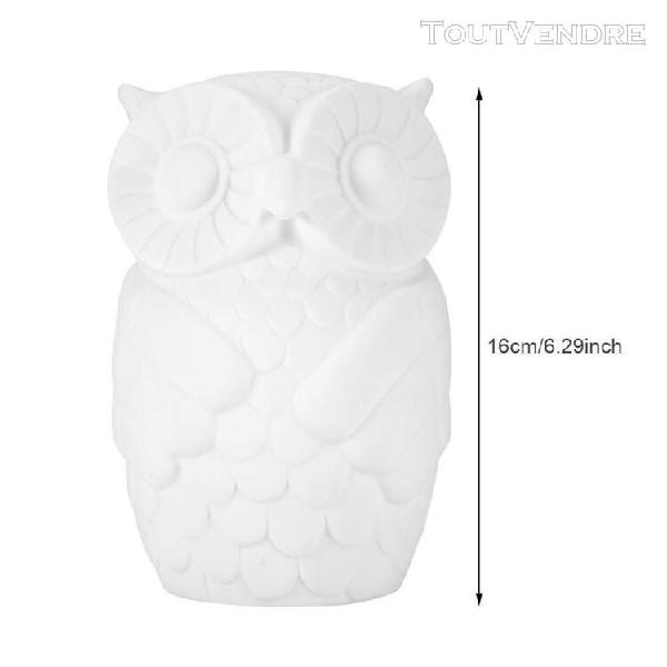 lampe de nuit sans fil de hibou nouveauté led pour