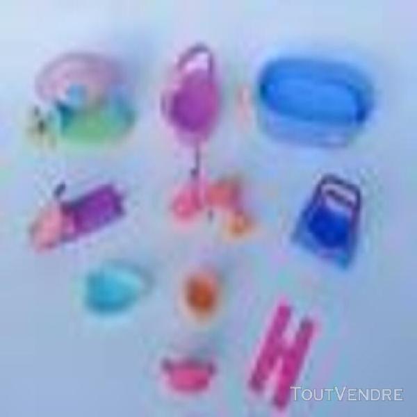 lps petshop lot 10 gros accessoires sport - téléphone