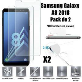 samsung galaxy a8 2018 vitre protection d'ecran en verre