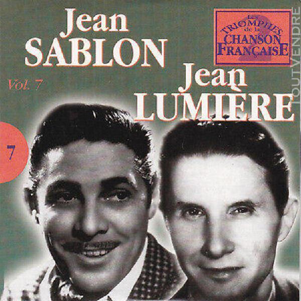 Cd cartonne cardsleeve 25t jean sablon et jean lumiere