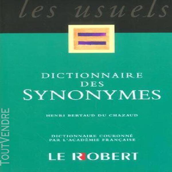 Dictionnaire des synonymes