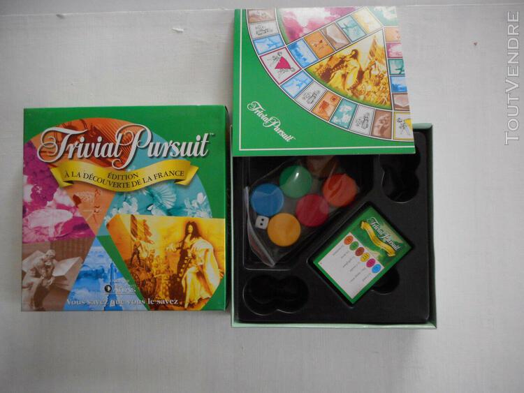 Trivial pursuit edition a la découverte de la france, très