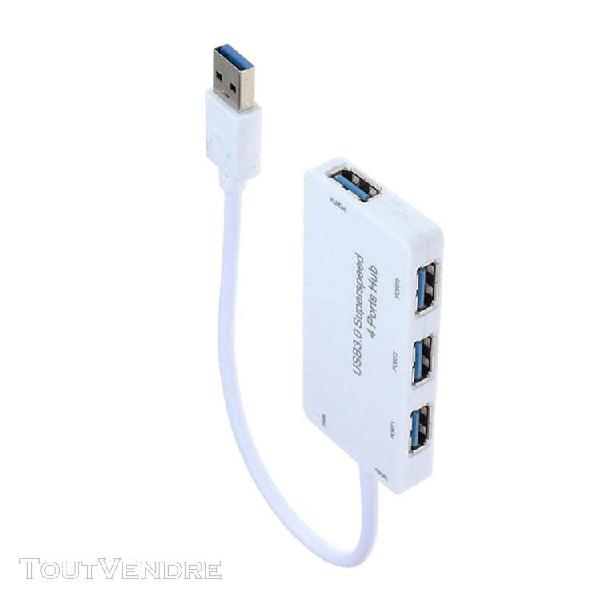 4 ports usb 3.0 hub connecteur extendeur adapteur convertiss