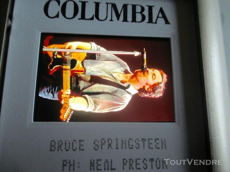 Bruce springsteen - diapositive promo presse originale - sli