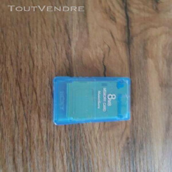 carte mémoire memory card ps2 playstation 2 8mb sony