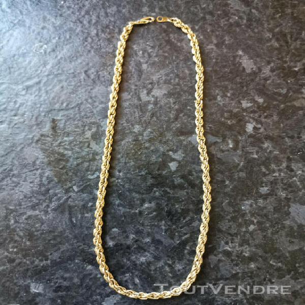 Collier ou chaine plaqué or