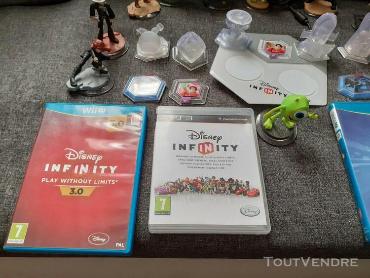 jeu disney infinity 3.0 + 9 personnages + 6 figurines mondes