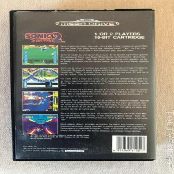 sonic 2 megadrive cartouche us