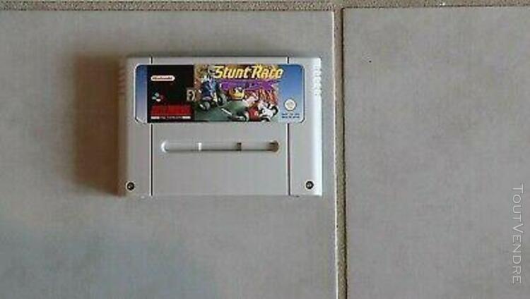 Stunt race fx snes super nintendo