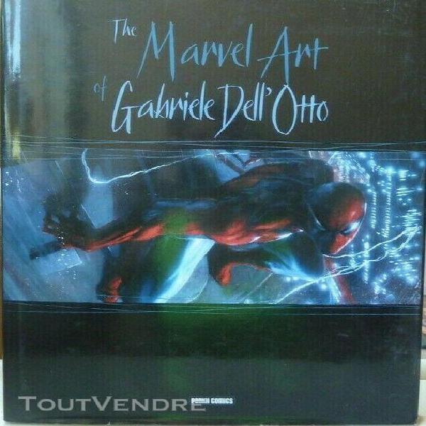 livre collection marvel dedicace art skechtbook del otto