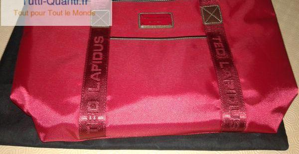 Sac ted lapidus rouge neuf