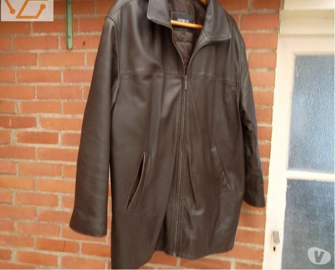 Veste en cuir homme