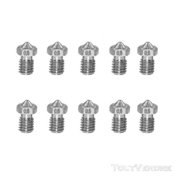 10pcs / lot v6 bec 1.75mm en acier inoxydable / buses en lai