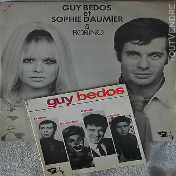 33t guy bedos & sophie daumier bobino + 45t guy bedos