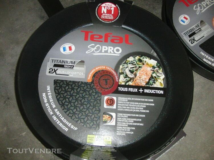 lot 4 poêles tefal