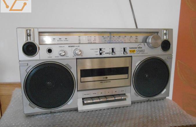 Radio cassettes boombox continental edison