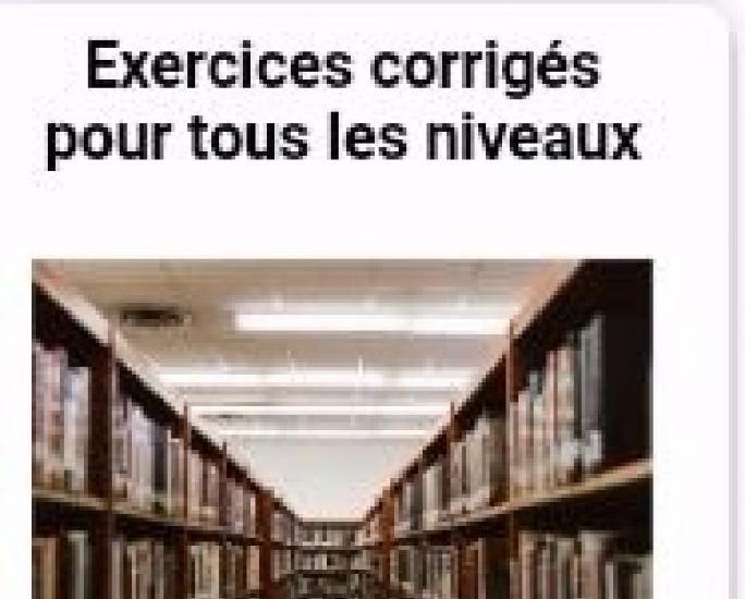 Toutes les matières préparation des concours