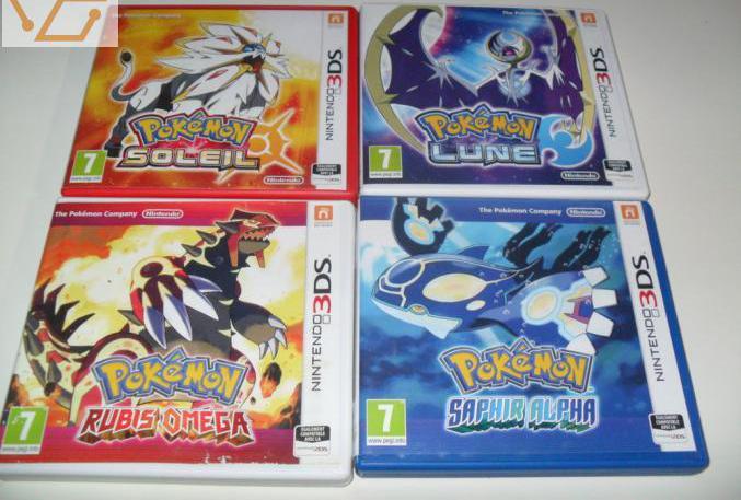 Jeux pokemon ds3 le lot