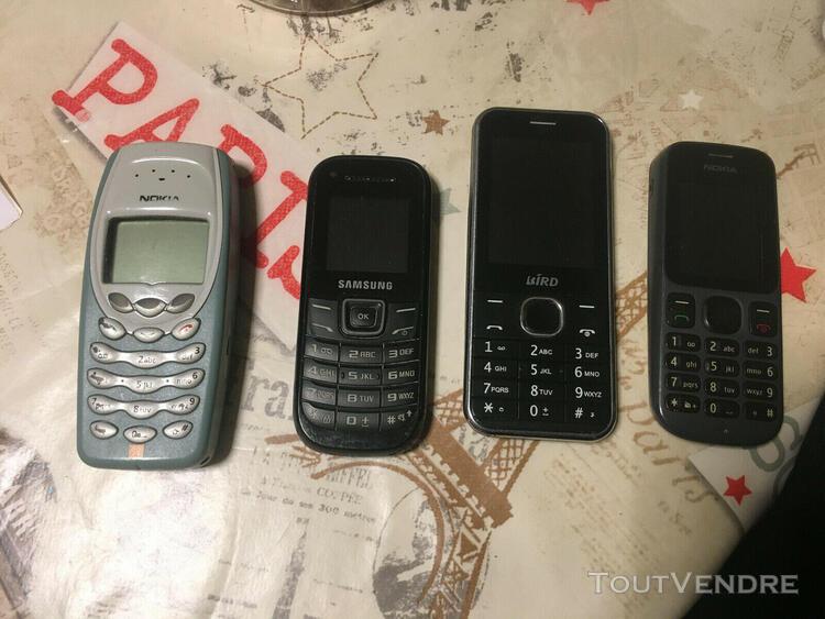 lot telephones mobiles vintage nokia samsung bird