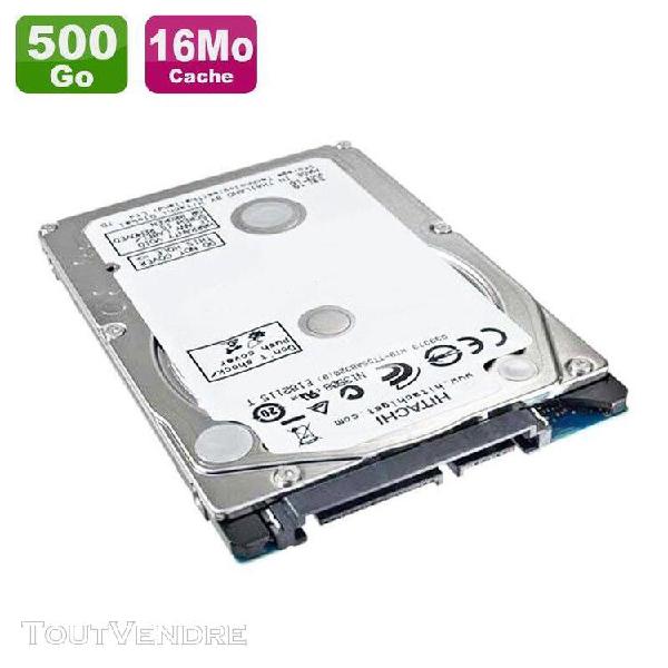 Disque dur 500go sata 2.5&quot; hitachi travelstar 7k500 hts72505