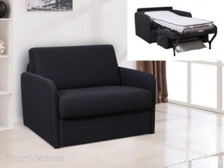 Fauteuil rapido convertible express en tissu nadoa - couchag