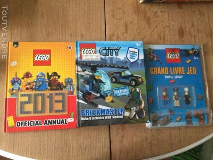 lot 3 livres lego - comme neuf - rare