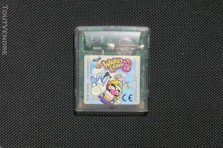 wario land 3 (nintendo game boy color, 2000) - cartouche