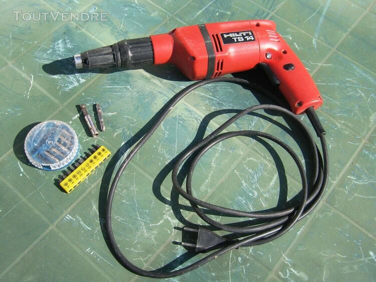 Hilti visseuses électriques ts-14 avec embout placo et lot