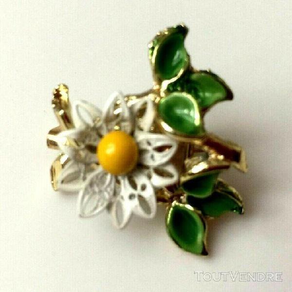 Petite broche vintage neuf émail magnifique little brooch