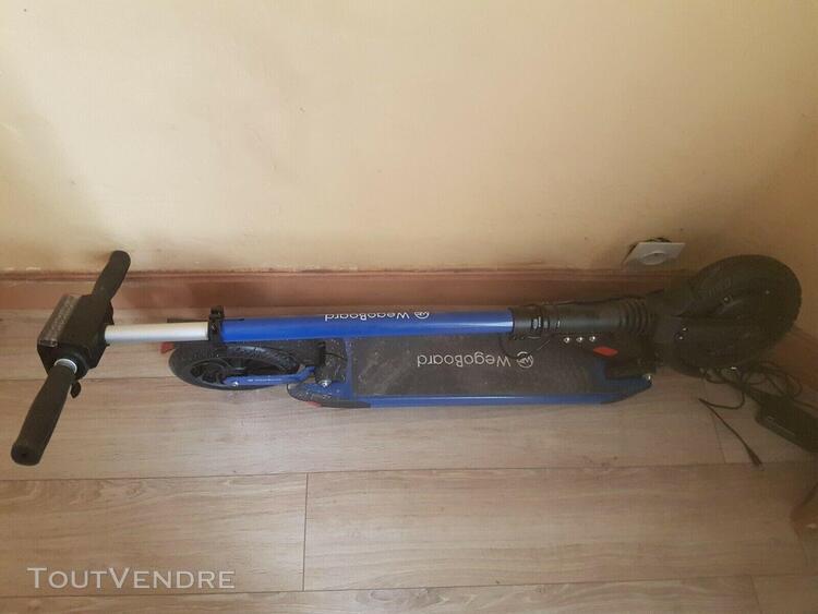 Trottinette électrique wegoboard suprem 2.0 (bleue) [neuf: