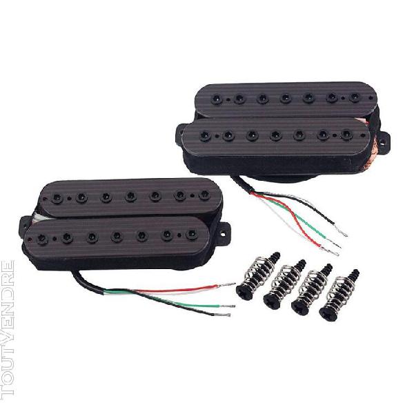 7 cordes guitare Électrique double bobine cou micros