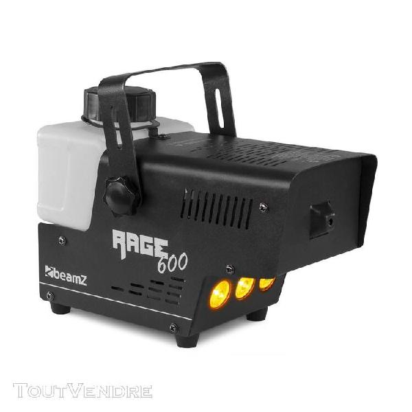 Beamz rage 600led machine à brouillard 600w 65m³/min 3x