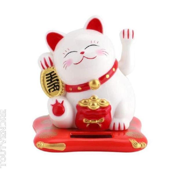 Chat porte bonheur maneki neko protection de feng shui à